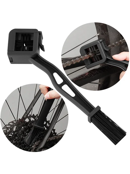 Brush Scrubber для цепи MTB мотоцикла, черная, инструмент, черный, фото 4