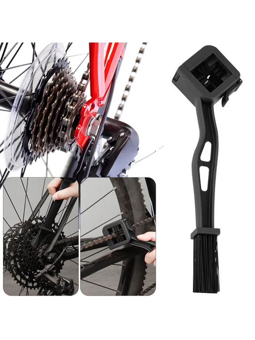 Brush Scrubber для цепи MTB мотоцикла, черная, инструмент, черный, фото 5