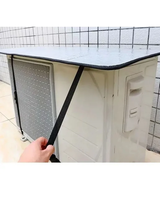 Нет бренда Пылезащитный чехол для кондиционера из ПВХ 120x60CM, красный, фото 3
