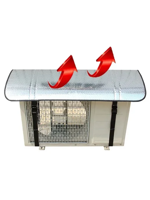 Нет бренда Пылезащитный чехол для кондиционера из ПВХ 120x60CM, красный, фото 5