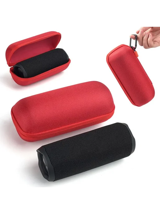 Черный жесткий чехол для JBL Flip 7 6 5 4 3, черный, фото 2