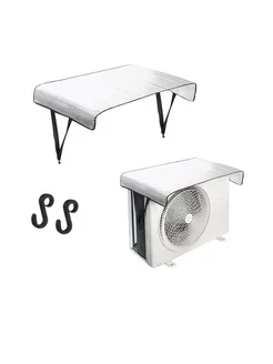 Нет бренда Полиэстер хлопок чехол для кондиционера 95x46 см HO135-5pcs