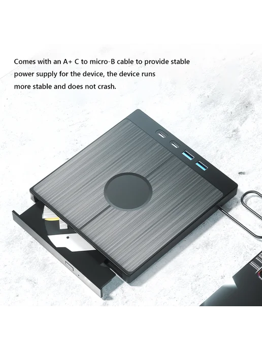 7 в 1 внешний привод для CD DVD, USB3.0, SD TF карты, вариант, фото 5