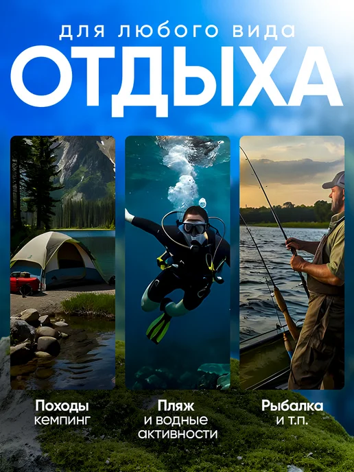 Гермомешок 20 л. оранжевый, водонепроницаемый рюкзак, 20 л, фото 4