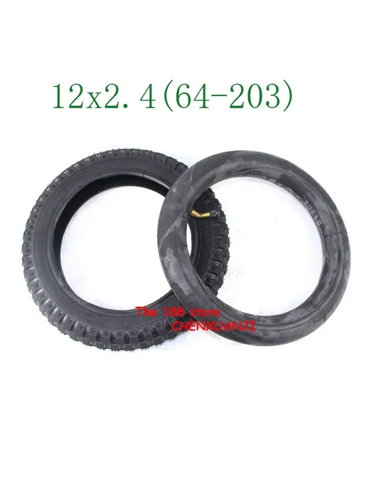 Нет бренда Шина для электрического скутера 12x2,4 inner tube, 12x2.4, фото 2