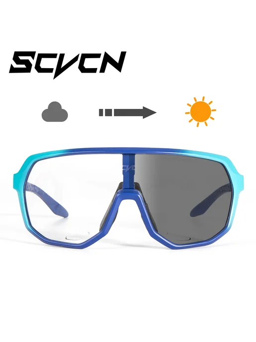 SCVCN Фотохромные Велосипедные Очки UV400 DZ-PC-SC-X63-01, серый, фото 6