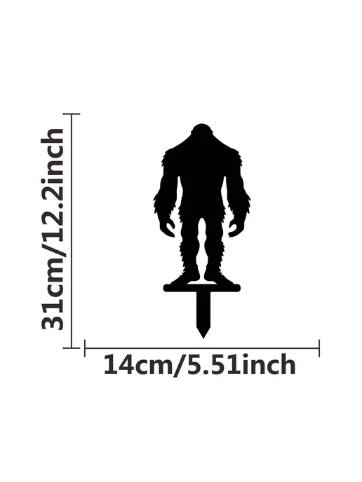 Нет бренда Декоративные металлические садовые колышки Bigfoot 3 шт. TY-, 3 шт