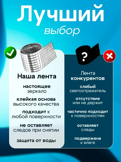 Зеркальная наклейка мозаика серебро, 4x100 см, 3рулона,серый, 4x100 см, фото 4