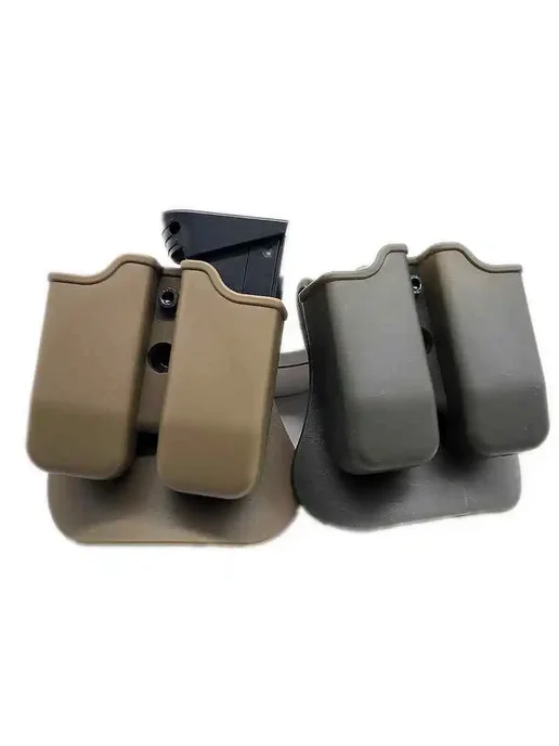Нет бренда Двойной подсумок для магазина Glock 17, Beretta M9, M92, USP, вариант, фото 5