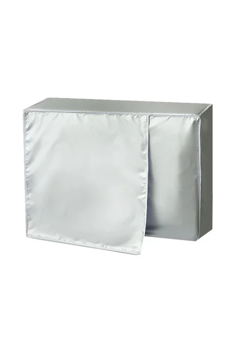 Солнцезащитный чехол для кондиционера Silver Polyester Small, серебристый