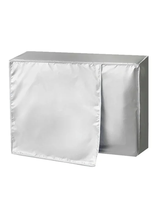 Солнцезащитный чехол для кондиционера Silver Polyester Small, серебристый, фото 3
