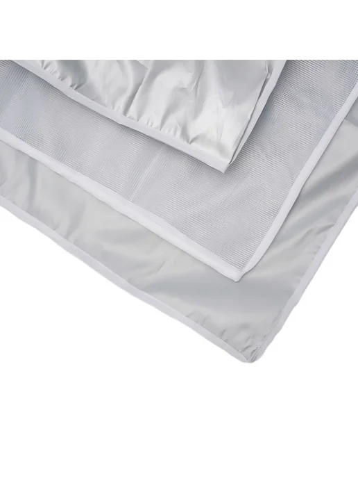 Солнцезащитный чехол для кондиционера Silver Polyester Small, серебристый, фото 6