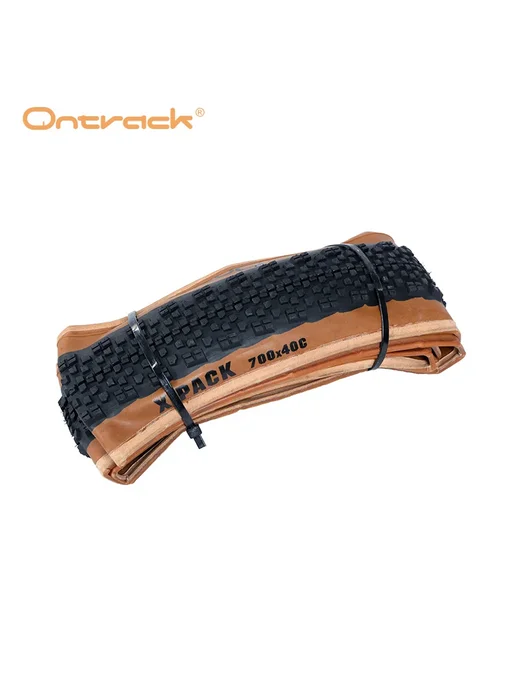 ONTRACK Шины Gravel 700x38C 40C 45V X-PACK 30TPI коричневые, коричневый