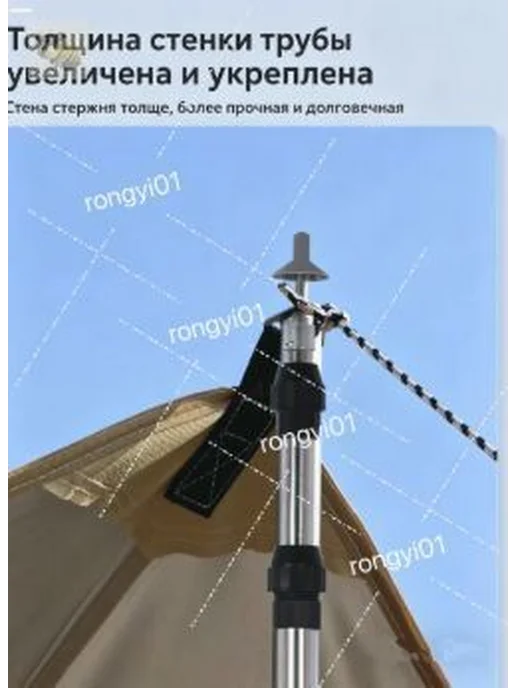 Стойки для тента, Стойки телескопические для тента, палатки, вариант, фото 4