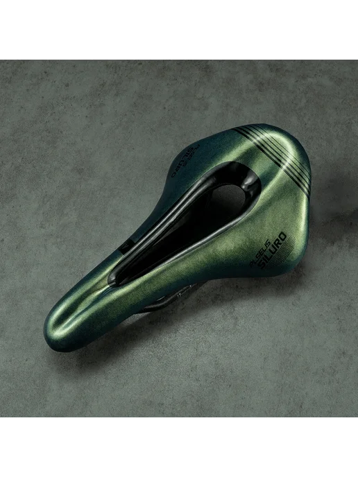 ZRACE Велосипедное седло PLSELIS PS-2046 из карбона, кожаное, сине, зеленый