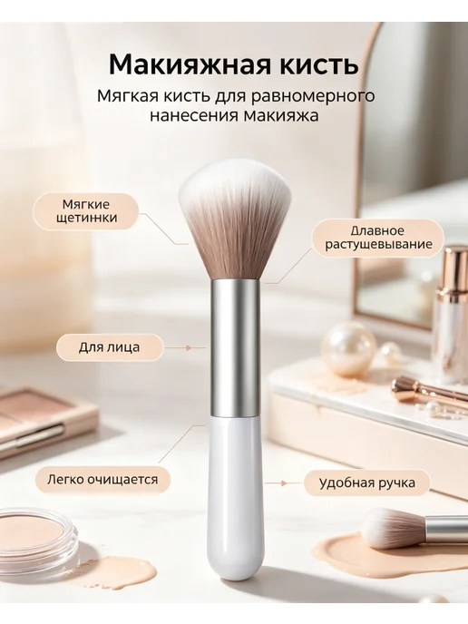 косметических кистей для макияжа лица глаз губ, вариант