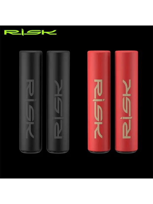 Нет бренда RISK Ручки для руля велосипеда алюминиевые Зеленый, ED88 Gre, зеленый, фото 5