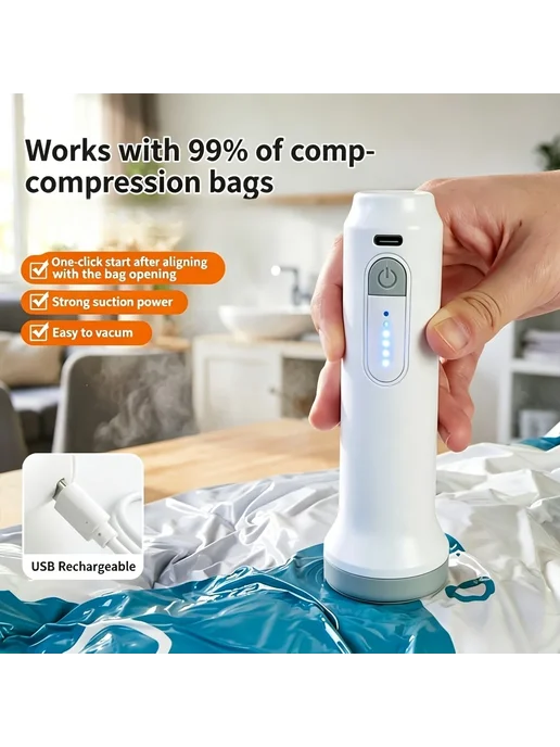 Нет бренда Вакуумные пакеты с насосом 7 12 шт, 40x60 см 11Bags1Electri, 40x60 см, 12 шт, фото 4