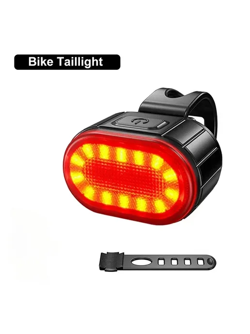 BALDR Велофонарь задний красный, 12 LED, красный