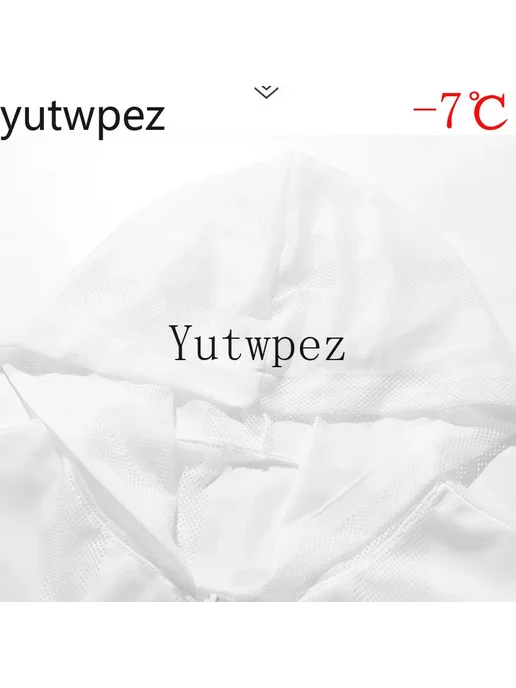 yutwpez Мужская Ветрозащитная Куртка Для Бега С Капюшоном Из Ледяног, черный, фото 7
