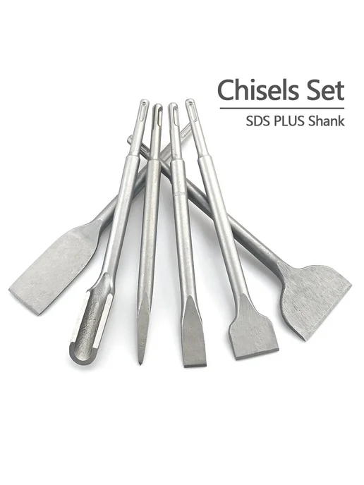 Homefish Набор долот 250 мм SDS Plus 3PCS Chisels, 3 шт, фото 2