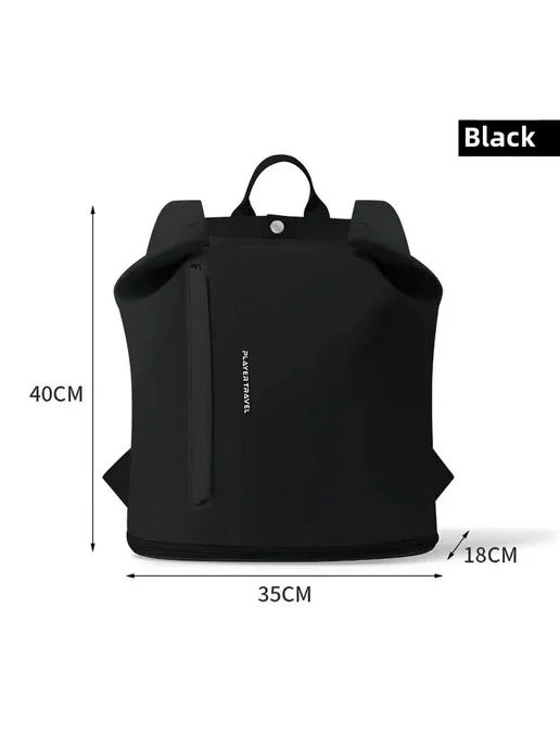 Нет бренда Женская спортивная сумка-рюкзак Terilen black, черный