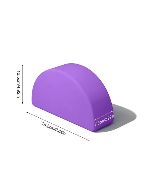Нет бренда Йога-блоки из пенополиуретана (1 шт.) Фиолетовый, Purple, 1 шт