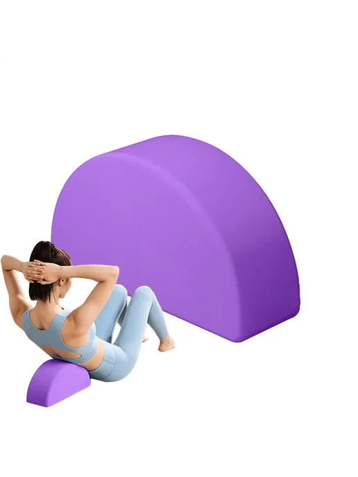 Нет бренда Йога-блоки из пенополиуретана (1 шт.) Фиолетовый, Purple, 1 шт, фото 6