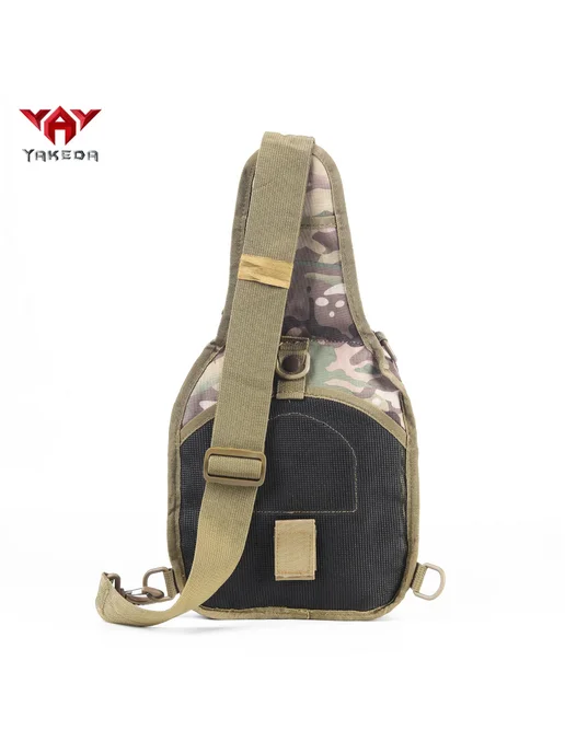 Yakeda Рюкзак для тренировок 900D Бежевый, Mud python patter, черный, фото 6