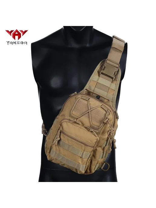 Yakeda Рюкзак для тренировок 900D Бежевый, Mud python patter, бежевый