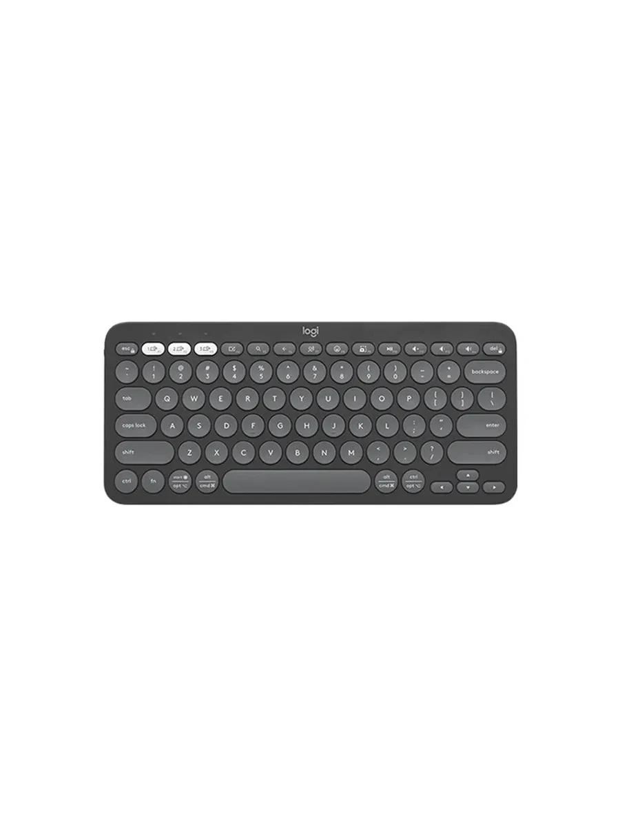 LOGITECH Беспроводная клавиатура Pebble Keys 2, Серый