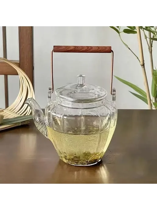 Нет бренда Стеклянный чайник 401-500 мл Soot pot, 500 мл, фото 6