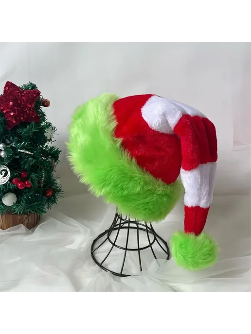 Atceawit Плюшевая рождественская шапка light green, зеленый, фото 2