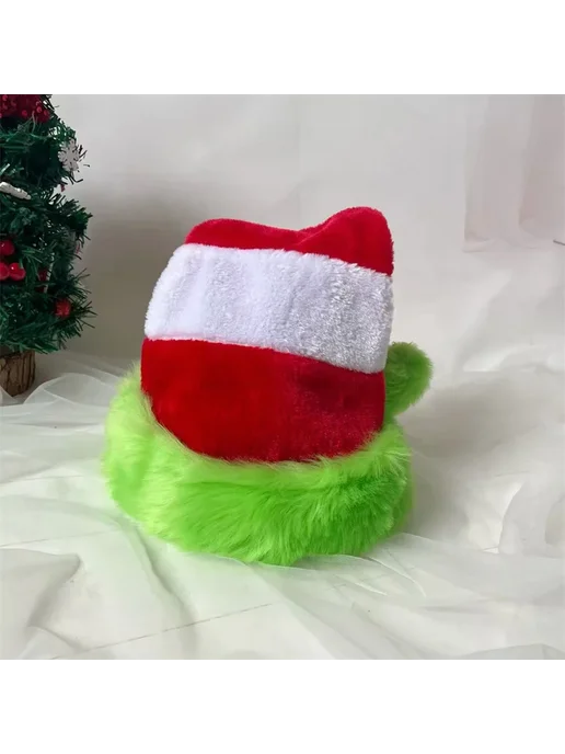 Atceawit Плюшевая рождественская шапка light green, зеленый, фото 3