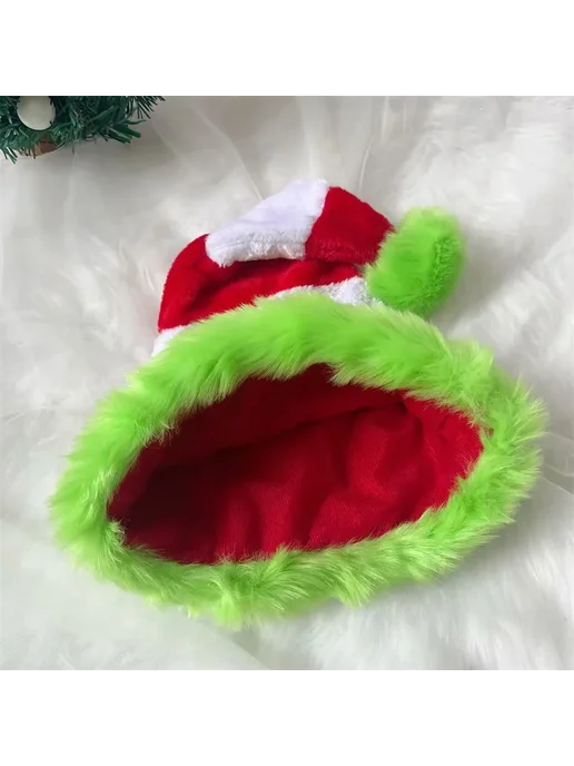 Atceawit Плюшевая рождественская шапка light green, зеленый, фото 4