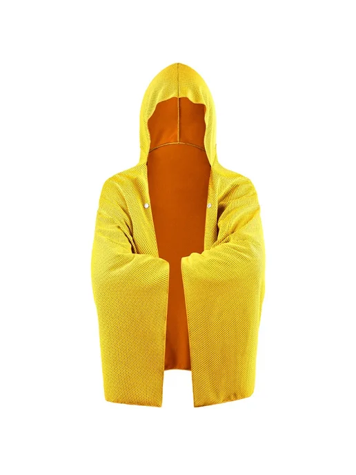 Нет бренда Охлаждающее полотенце-пончо Microfiber 4-в-1 Фиолетовый, A3, желтый