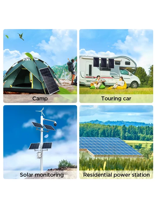 Нет бренда Солнечная панель 600W 2шт с контроллером 12В, 600 Вт, 2 шт, фото 7