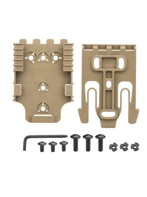 YHKEMA Адаптеры для кобуры QLS (1-3 шт.) Бежевый, 1set TAN, 13 шт