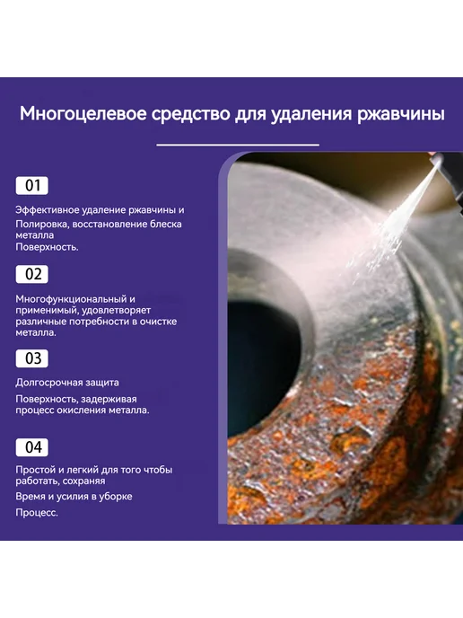 JaySuing Средство для удаления ржавчины с металла Защита, вариант, фото 6
