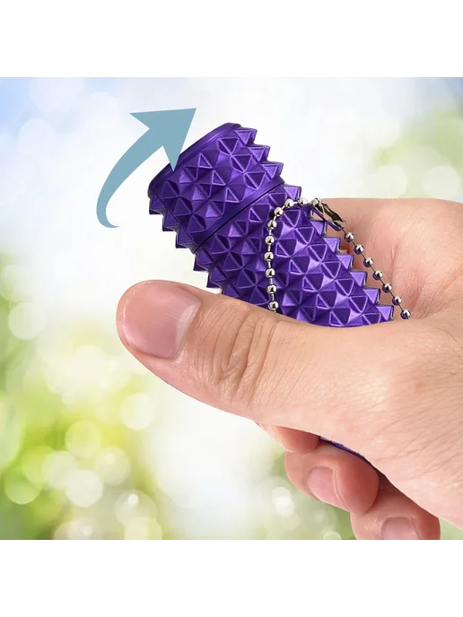 Нет бренда Брелок-антистресс Spiky Grippie, фиолетовый, 1PC--style43, фиолетовый, фото 4