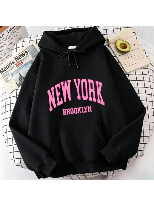 Gong Hou Ren New York Brook Худи из флиса, белый, фото 2