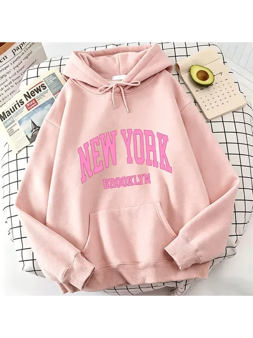 Gong Hou Ren New York Brook Худи из флиса, белый, фото 3