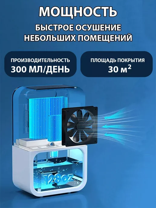 Осушитель воздуха климатический бытовой для дома и кухни, вариант, фото 5