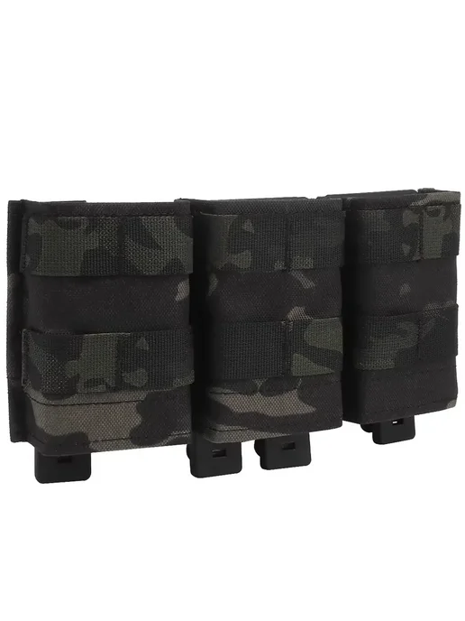 Нет бренда Тактический тройной подсумок для магазинов 5.56 QT2-122MGF-F, вариант, фото 6