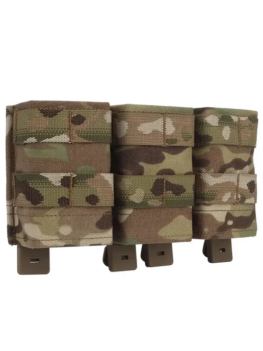 Нет бренда Тактический тройной подсумок для магазинов 5.56 QT2-122MGF-F, вариант, фото 7