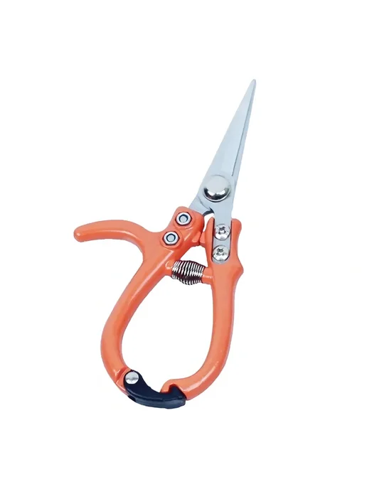 Нет бренда Садовые ножницы из нержавеющей стали Pruning shears-, оранжевый