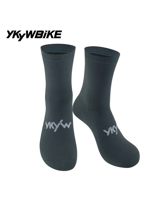 YKYWBIKE Спортивные носки для велоспорта, белый, фото 2