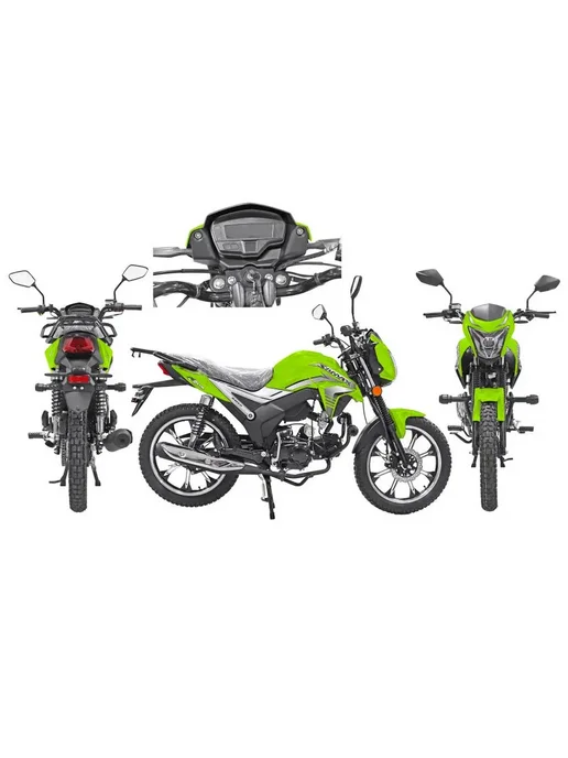 МОТОВЫГОДА Мопед Alpha SA Max LUX 125см3 (Форсир.), зеленый, фото 5