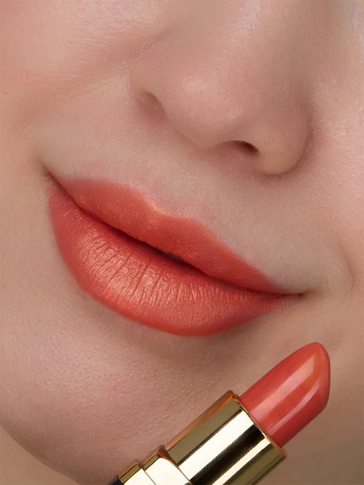 TF COSMETICS Помада для губ увлажняющая перламутровая Color Rich Мандарин, оранжевый, фото 8