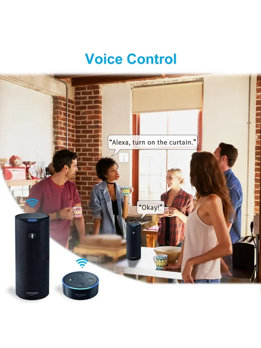 LoraTap Умный выключатель для штор Tuya Smart Life ZigBee 3, вариант, фото 3